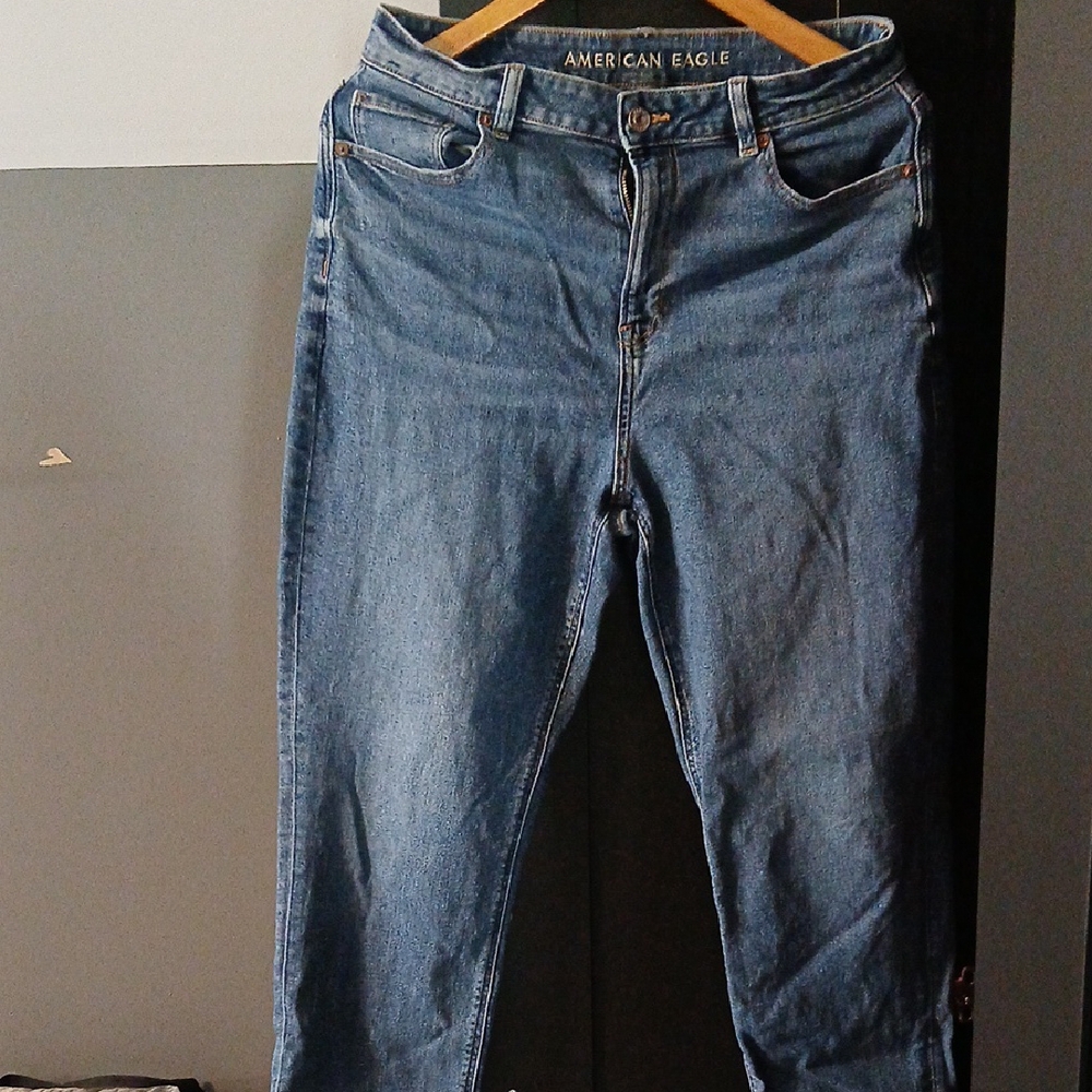 American Eagle Outfitters Blue Straight Leg Jeans